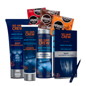 Ultra PackNO HAIR CREW (cremas body+intima+polvo+bandas+Pinzas de precisión)